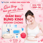 [SET QUÀ 20/10] Đai Chườm Nóng Giảm Đau Bụng Kinh Có Massage Rung Bụng BUMAS BU01 Có Kết Hợp Ánh Sáng Đỏ — ảnh 2
