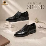 [BÁN CHẠY ] Giày siêu nhẹ GIẢ DÂY Tăng 5cm chiều cao SMARTMEN SD-03 Đen , Da bò cao cấp, BH 15 tháng — ảnh 1