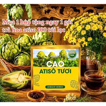 Cao atiso Đà Lạt hộp 1kg - Loại thượng hạng. 🎁 tặng ngay 1 bịch trà hoa atiso 100 túi lọc khi mua 1 hộp cao 1kg.