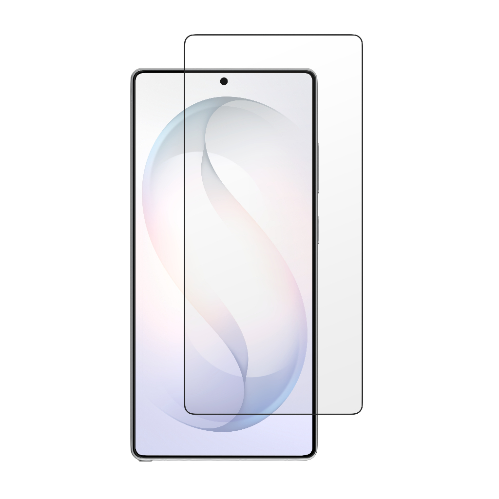Kính cường lực Samsung S26/S25 SLIMCASE dễ dán - Chống trầy xước, độ cứng 9H, kèm khung tự dán