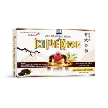 Combo 5 gói kẹo ngậm ho Ích phế khang viên ngậm giảm ho mất tiếng ,khàn tiếng đau rát họng