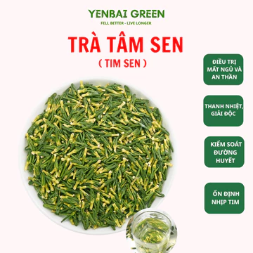 500G Trà Tâm Sen (Tim Sen) Sấy Khô Loại Thượng Hạng Giúp Dễ Ngủ, Hỗ Trợ Huyết Áp - Ổn Định Nhịp Tim