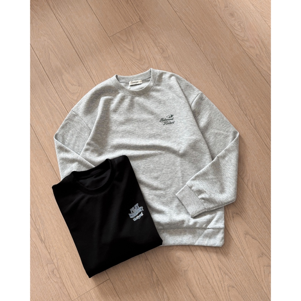 Áo Nỉ Bông Polham Sweater Logo Oversized GREYB Unisex | BigBuy360 - bigbuy360.vn