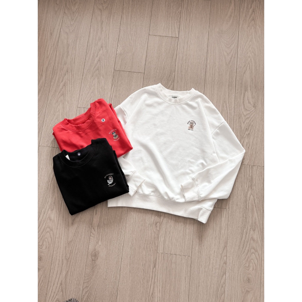 Áo Nỉ Bông Polham Sweater Logo Oversized GREYB Unisex | BigBuy360 - bigbuy360.vn
