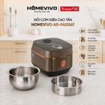 Nồi cơm điện cao tần HOMEVIVO AR-F40I567 1,5L - Đa chức năng - Lòng nồi Inox 304 - Màn hình LED sang trọng - BH 2 năm — ảnh 1