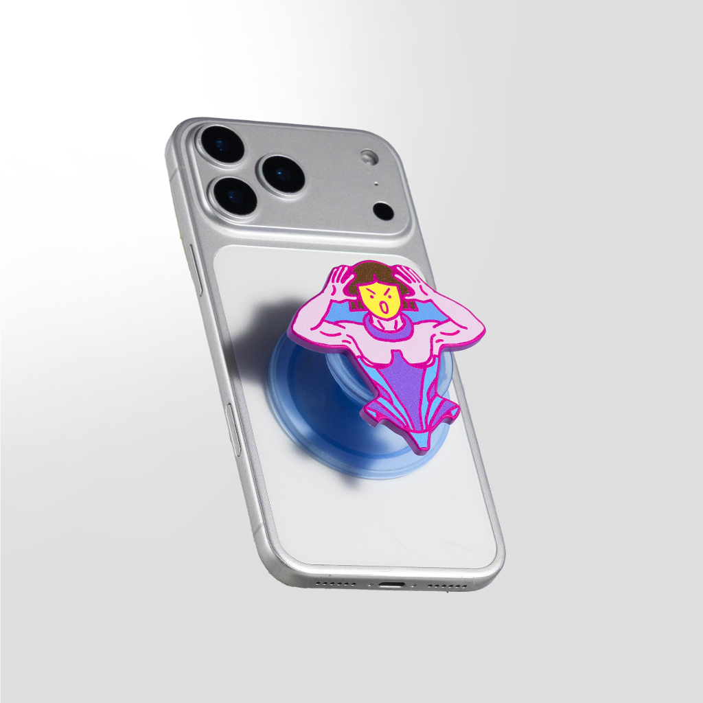 Giá đỡ điện thoại popsocket iPhone NGƯỜI DỄ TÍNH nam châm bề mặt nhám | BigBuy360 - bigbuy360.vn