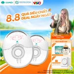 Máy Hút Sữa Rảnh Tay Kamidi Smart Hút Êm Hút Kiệt Máy Hút Sữa Không Dây Kích Sữa Hiệu Quả 4 Chức Năng — ảnh 1