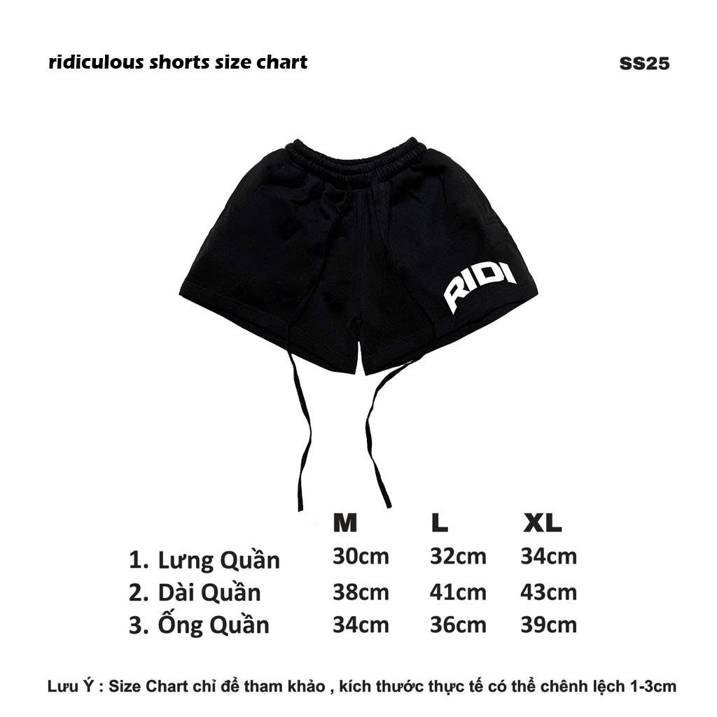 QUẦN ĐÙI UNISEX XÁM TIÊU - NỈ CHÂN CUA - RIDICULOUS BOXY SHORTS - PEPPER / IN LỤA NỔI - 99% COTTON | BigBuy360 - bigbuy360.vn
