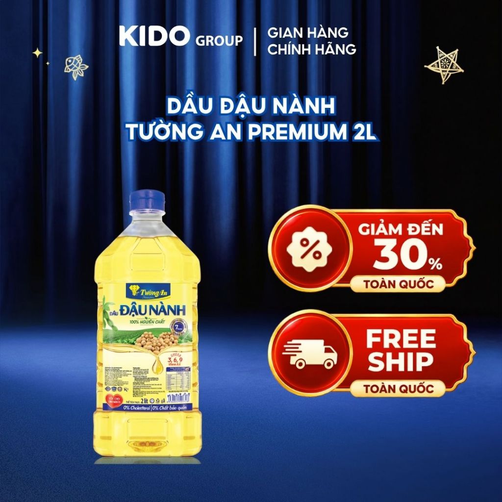 Dầu Đậu Nành Tường An Premium 2L