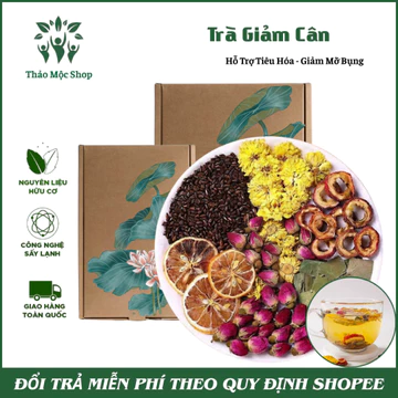 ✅[SET 30 GÓI] Trà Giảm Cân Thảo Mộc Giảm Mỡ Bụng Giảm Béo Thanh Lọc Cơ Thể Tặng Kèm Túi Lọc Trà Tại Thảo Mộc Shop