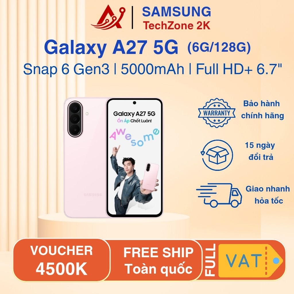 Điện thoại Samsung Galaxy A27 5G 6G/128G