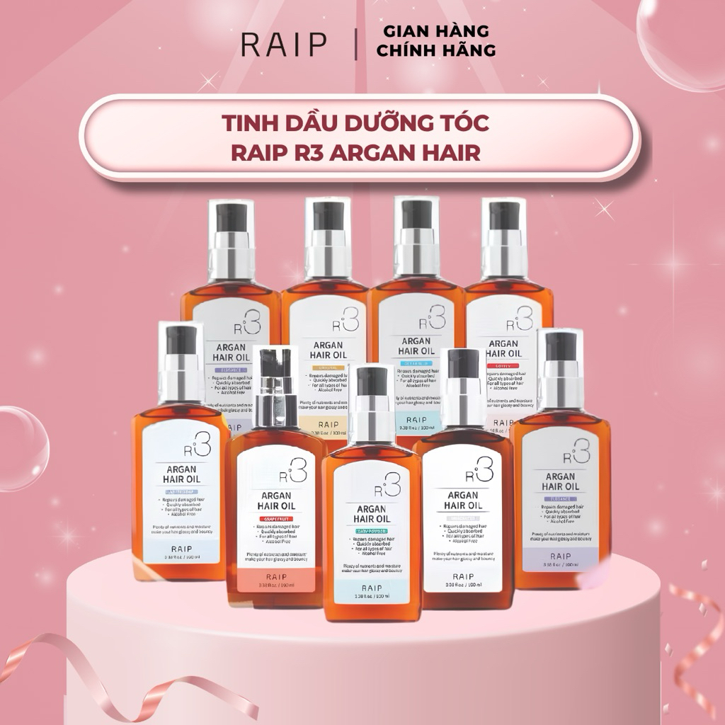 [ HÀNG CHÍNH HÃNG] Tinh Dầu Dưỡng Tóc Raip R3 Argan Hair Oil 100ml có nhiều mùi Hàn Quốc | BigBuy360 - bigbuy360.vn