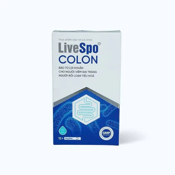 [HSD 10/2027] LiveSpo Colon - Men vi sinh chứa Bào tử lợi khuẩn hỗ trợ vấn đề Đại Tràng, Tiêu chảy, Táo bó