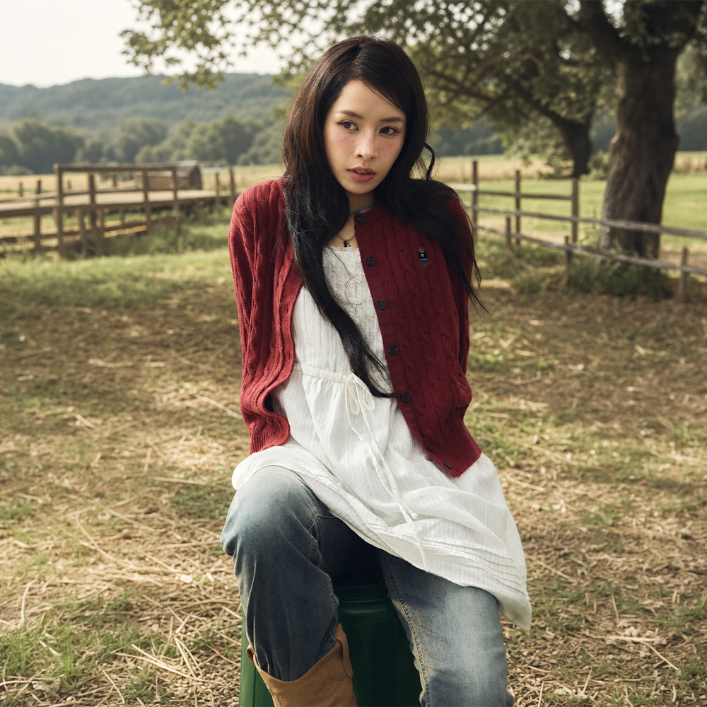 Áo Cardigan WHO.A.U Steve Cable Cardigan_WHCKGB911F