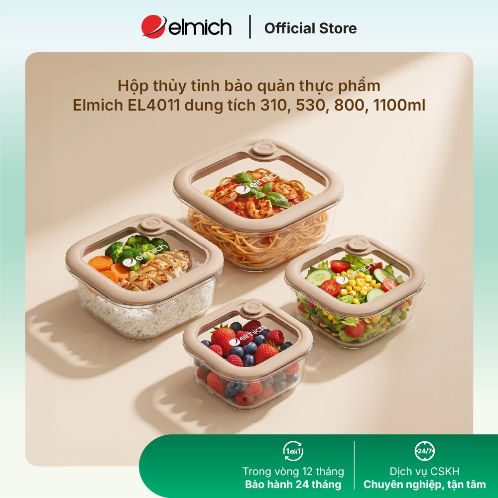 Hộp thủy tinh Elmich EL4014