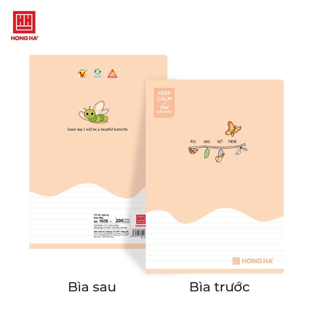 Vở Kẻ Ngang 200 Trang Sao Mai Keep Calm - 1636