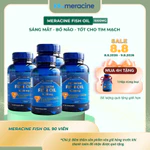 Combo 4 Hộp Dầu Cá Meracine Fish Oil 1000mg Bổ Sung Omega 3, Hỗ Trợ Sáng Mắt, Bổ Não, Bảo Vệ Tim Mạch (Hộp 90 Viên) — ảnh 1