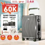 Vali khung nhôm du lịch SUNNY MIRA - vali size 29/25/21 inch xách tay/kí gửi chắc chắn nhựa PC — ảnh 1