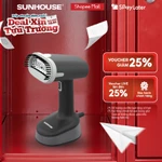 Bàn là hơi cầm tay Sunhouse SHD2177 - Đầu ủi gập linh hoạt - Công suất 1250W - 2 chế độ phun hơi phù hợp mọi loại vải — ảnh 1