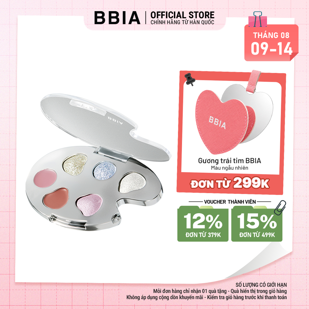 Bảng màu mắt – má – môi 3 trong 1 BBIA Last Eye Palette 5g
