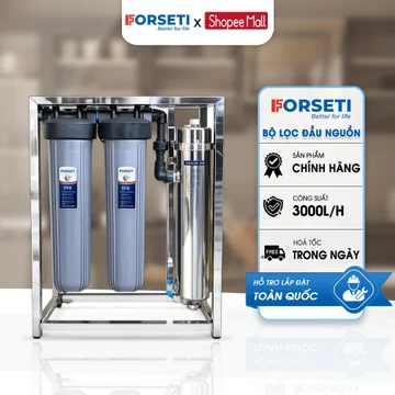 Bộ Lọc Nước Tổng UF 3000L/H Cốc Lọc Béo 20 Inch Lọc Nước Đầu Nguồn Sinh Hoạt Chung Cư