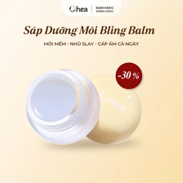 Sáp Dưỡng Môi O.hea Bling Balm Son Dưỡng Nhũ Shimmer Căng Bóng Dưỡng Ẩm Môi Khô Nứt Nẻ 7g