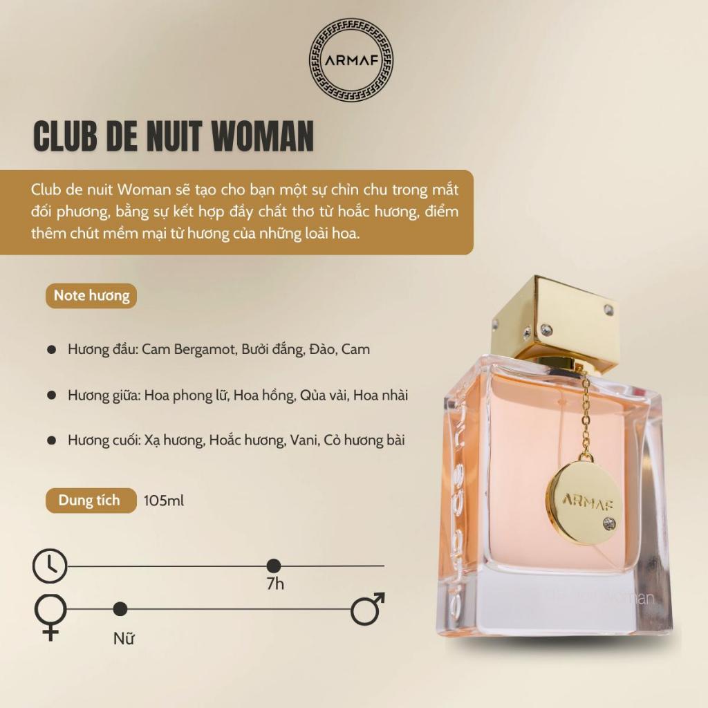 Nước Hoa Nữ ARMAF Club de Nuit Woman EDP 105ml | BigBuy360 - bigbuy360.vn