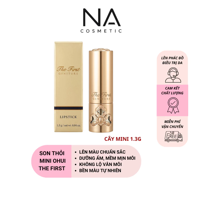 Son Thỏi Lỳ Ohui The First Geniture Lipstick Mini 1.3G