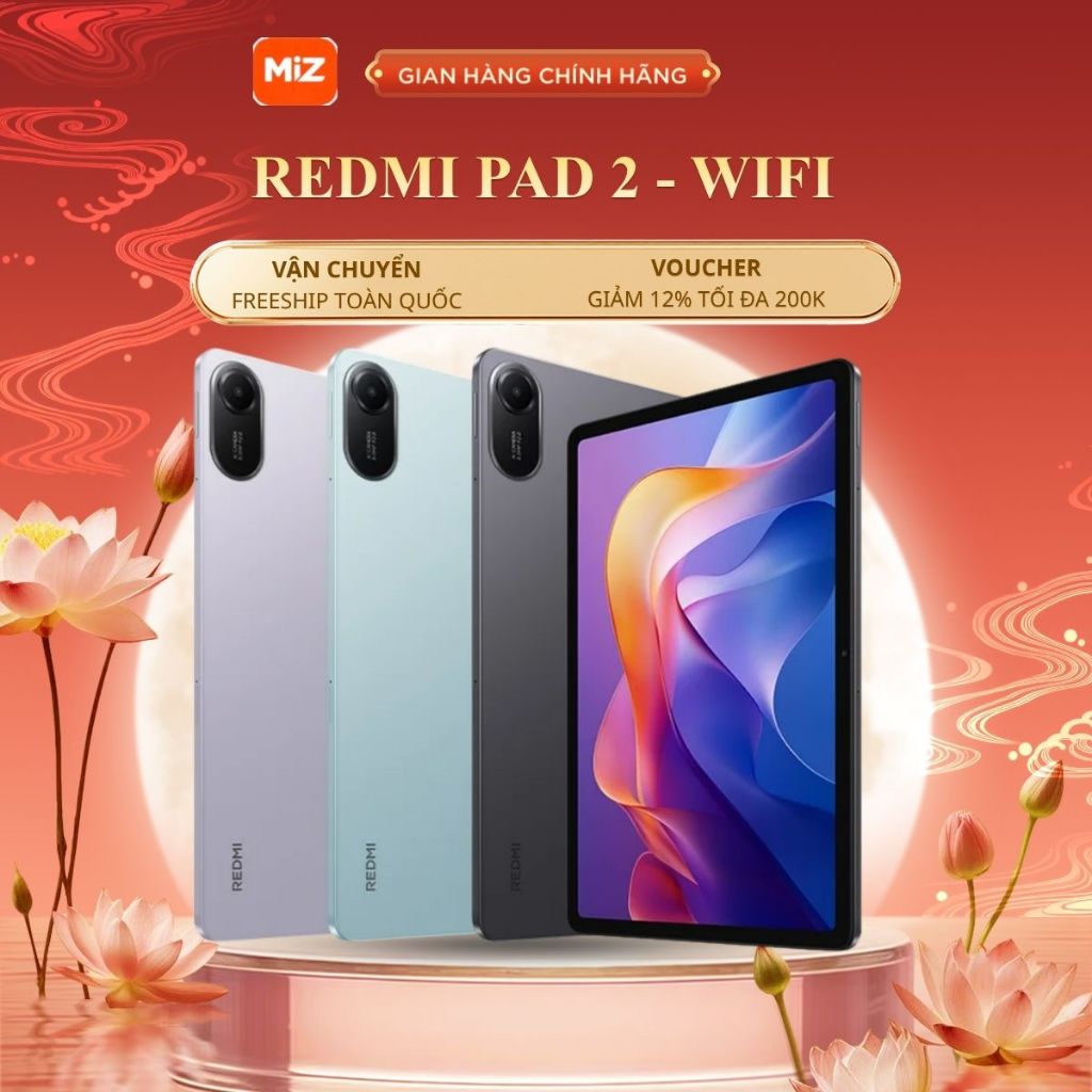 Máy Tính Bảng Xiaomi Redmi Pad 2 4/128GB – 6/128GB – 8/256GB Bản Wifi – Bảo Hành 18 Tháng