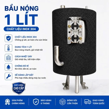 BẦU NÓNG KANGAROO inox 304 dùng trong máy lọc nước nóng lạnh
