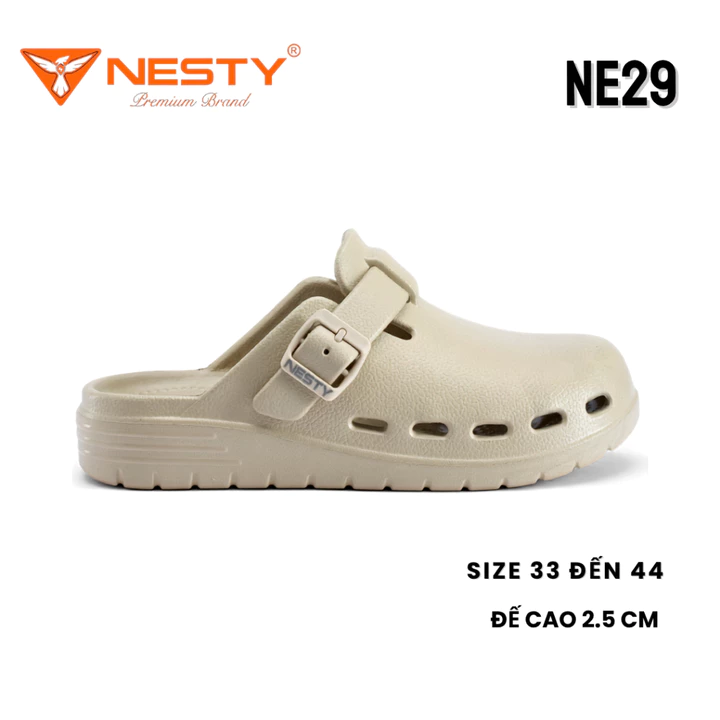 [NE29] Dép Sục Lười Unisex NESTY EVA Nguyên Khối Siêu Nhẹ Êm Chân Chống Trượt Đi Hằng Ngày