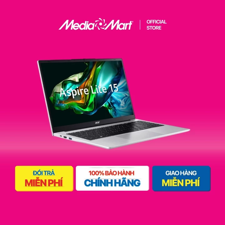 Laptop Acer Aspire Lite 15 AL15-46P-R73C /R3-5400U/8GB/512GB /15.6FHD/Win11 BH chính hãng,Ship và Cài đặt miễn phí tại n