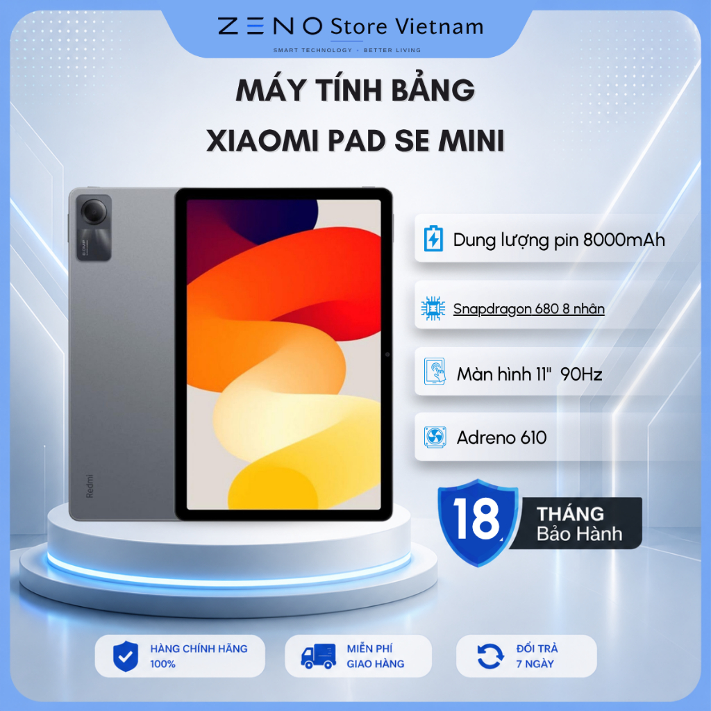 Máy Tính Bảng Xiaomi Pad Mini – Bảo Hành 18 Tháng