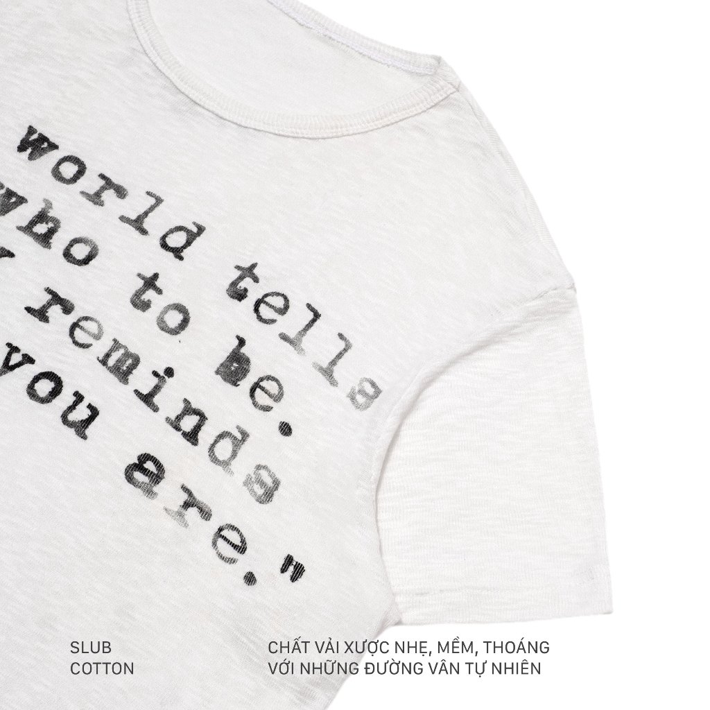 Áo Thun Boxy SNAZZY Unisex Nam Nữ Chất Liệu Cotton Chính Hãng - WHO YOU ARE TEE | BigBuy360 - bigbuy360.vn
