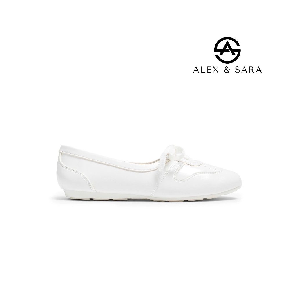 BB.12 - Giày Oxford Nữ Buộc Dây Alex & Sara Đế Êm Phong Cách Thanh Lịch