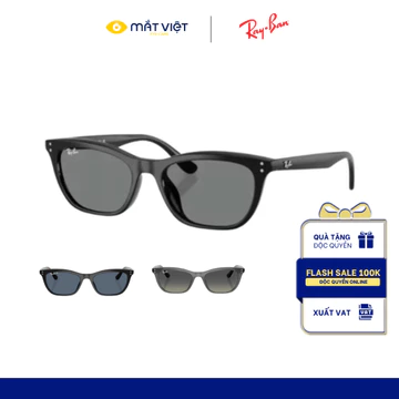 KÍNH MÁT UNISEX RAYBAN 0RB4474D , Kính Mát Nhựa, Kính Mát Đa Giác, Kính Mát Thời Trang, Mắt Kính Chính Hãng Mắt Việt