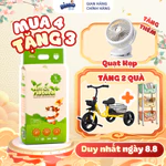 (4A) [TẶNG XE ĐẠP 3 BÁNH CÓ GIỎ +KỆ 3 TẦNG] Combo 4 Bịch Tã/ Bỉm AMOR NATURAL VIỆT NAM Mỏng Nhẹ, Đủ Size NB68 - 4XL34 — ảnh 1