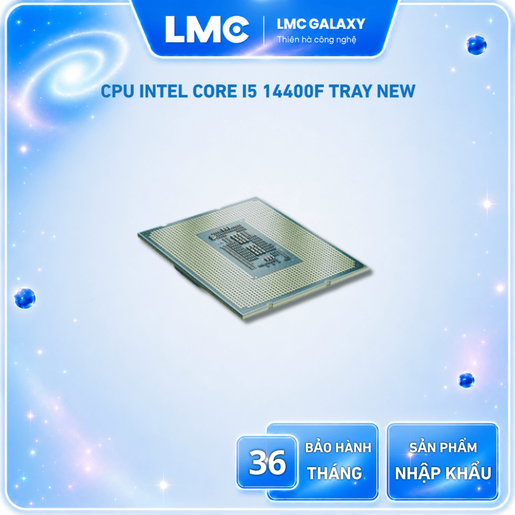 [ Full VAT ] CPU Intel core i5 14400F Tray NEW (2.5GHz Up to 4.7GHz, 10 nhân 16 luồng, 20MB Cache, 65W) | BigBuy360 - bigbuy360.vn