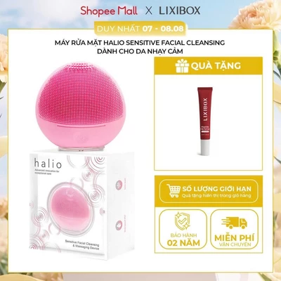 Máy Rửa Mặt Halio Sensitive Facial Cleansing Massaging Device - Dành Cho Da Nhạy Cảm
