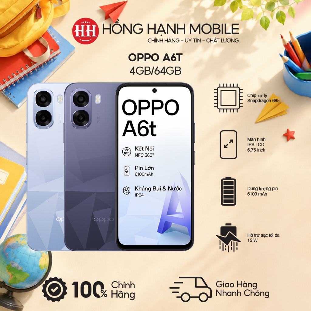 Điện Thoại Oppo A6t 4GB/64GB – Hàng Chính Hãng