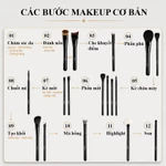 Bộ Cọ Trang Điểm WYNI 16 Cây Cao Cấp – Mỗi Cọ Một Chất Lông Chuyên Biệt, Mềm Mịn, Bám Phấn Tốt — ảnh 4
