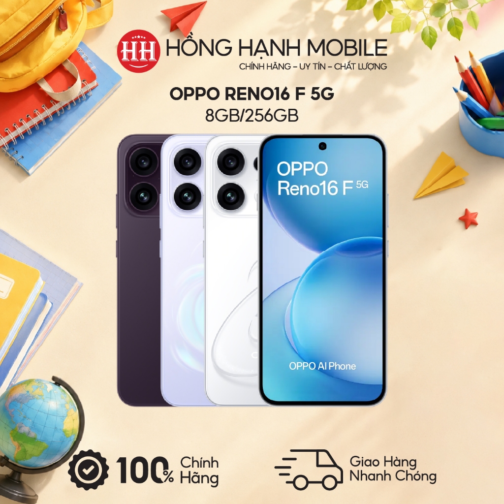 Điện Thoại Oppo Reno16 F 5G 8GB/256GB - Hàng Chính Hãng | BigBuy360 - bigbuy360.vn