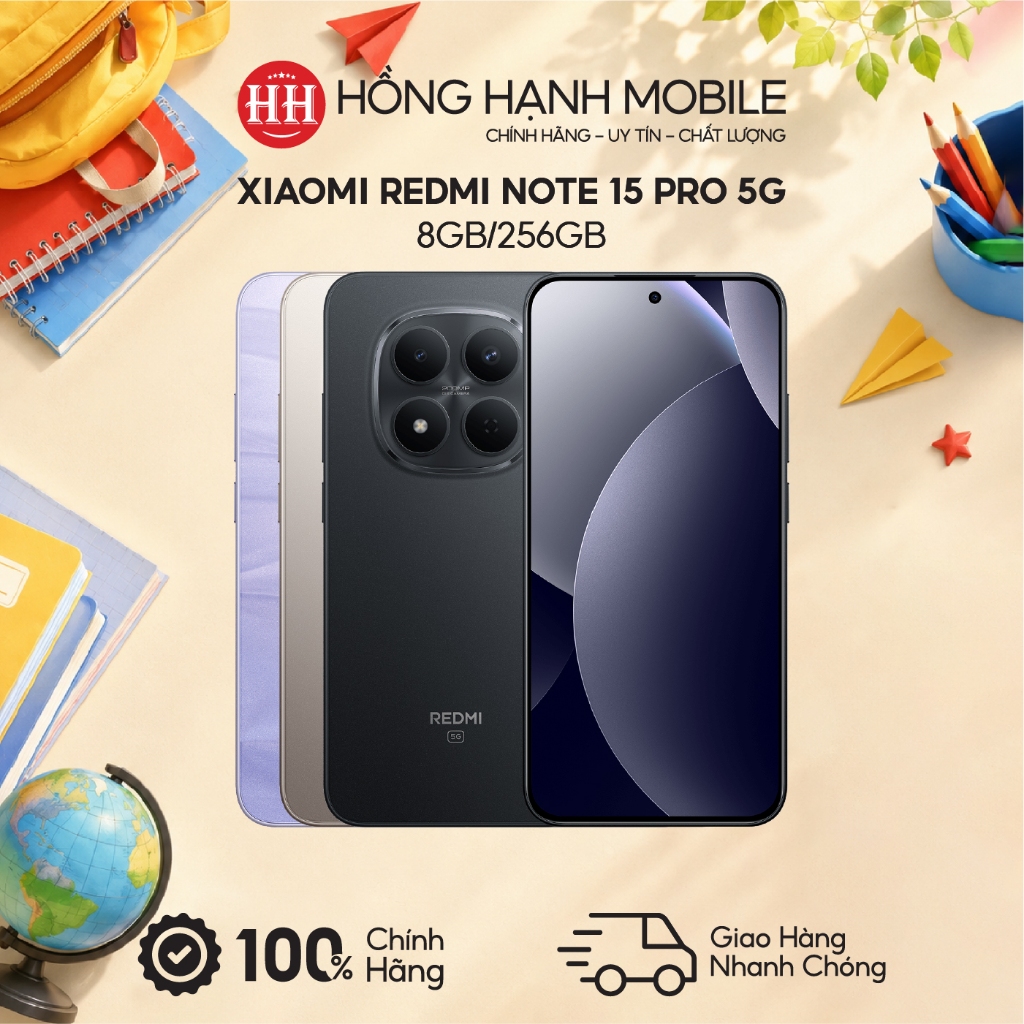 Điện Thoại Xiaomi Redmi Note 15 Pro 5G 8GB/256GB - Hàng Chính Hãng | BigBuy360 - bigbuy360.vn