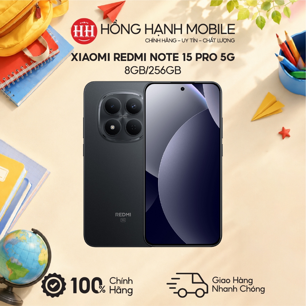 Điện Thoại Xiaomi Redmi Note 15 Pro 5G 8GB/256GB - Hàng Chính Hãng | BigBuy360 - bigbuy360.vn