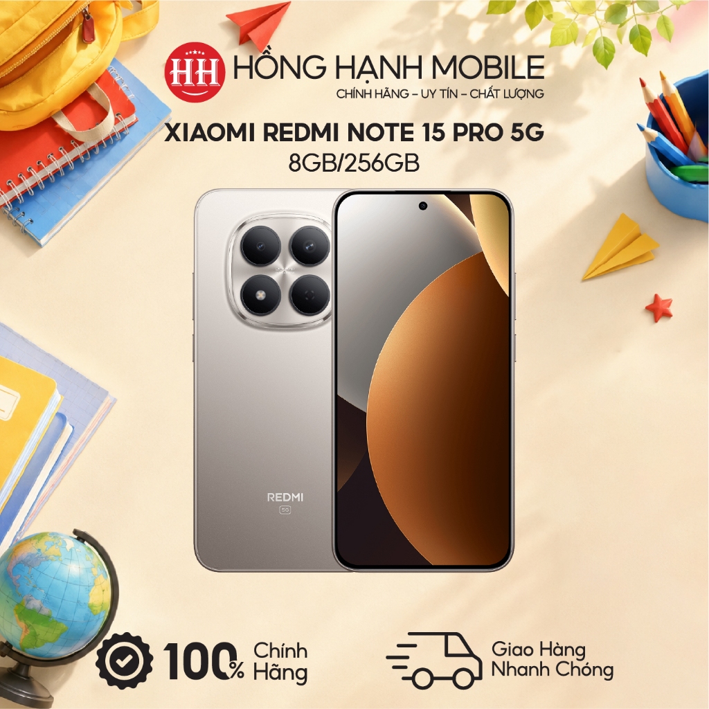 Điện Thoại Xiaomi Redmi Note 15 Pro 5G 8GB/256GB - Hàng Chính Hãng | BigBuy360 - bigbuy360.vn