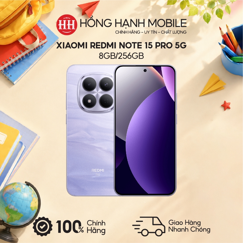 Điện Thoại Xiaomi Redmi Note 15 Pro 5G 8GB/256GB - Hàng Chính Hãng | BigBuy360 - bigbuy360.vn