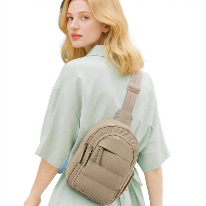 Women's Nylon Crossbody Bag – Water-Resistant, Mini – 2