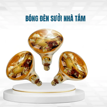 Bóng sưởi nhà tắm thay thế bóng đèn sưởi 2 bóng 3 bóng, Bóng sưởi đèn nhà tắm bảo hành 12 tháng