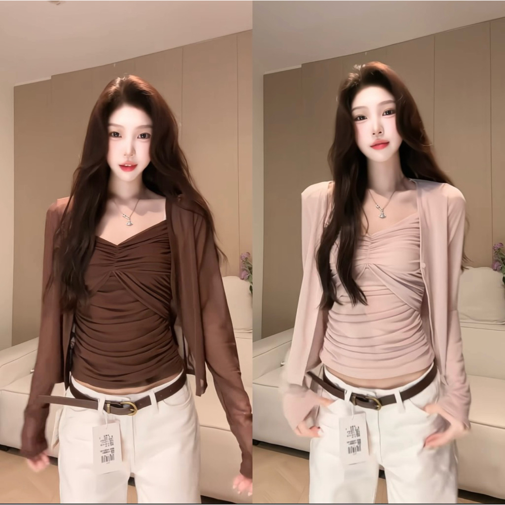 [A-980](SET HAI CHI TIẾT) SET ÁO PHONG CÁCH HÀN QUỐC SIÊU HACK DÁNG , NGỌT NGÀO VÀ GỢI CẢM SIÊU HÚT MẮT