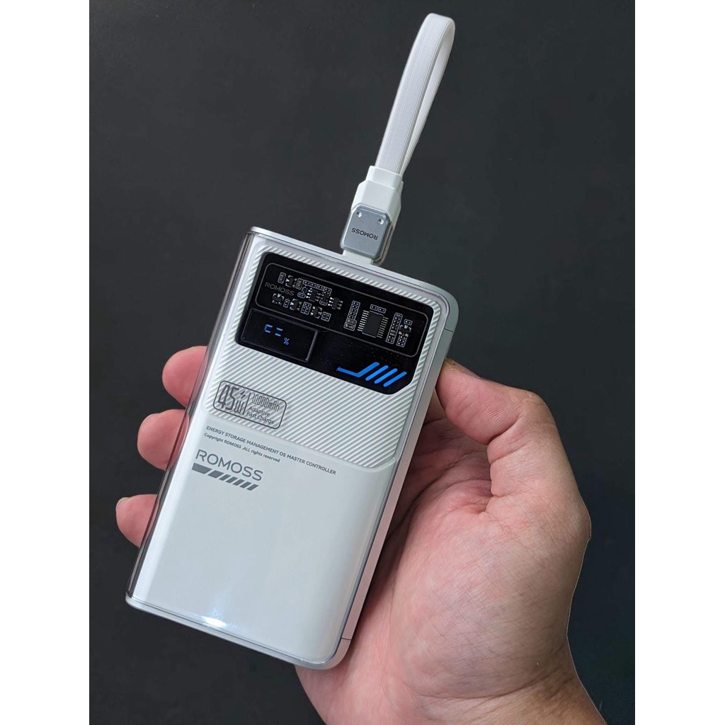 Sạc dự phòng ROMOSS Sense 4X dung lượng 10000mah sạc nhanh 45w, Thiết kế cực đẹp | BigBuy360 - bigbuy360.vn